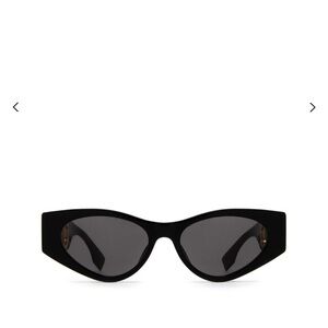 Fendi Black O’Lock Cat-Eye Sunglasses